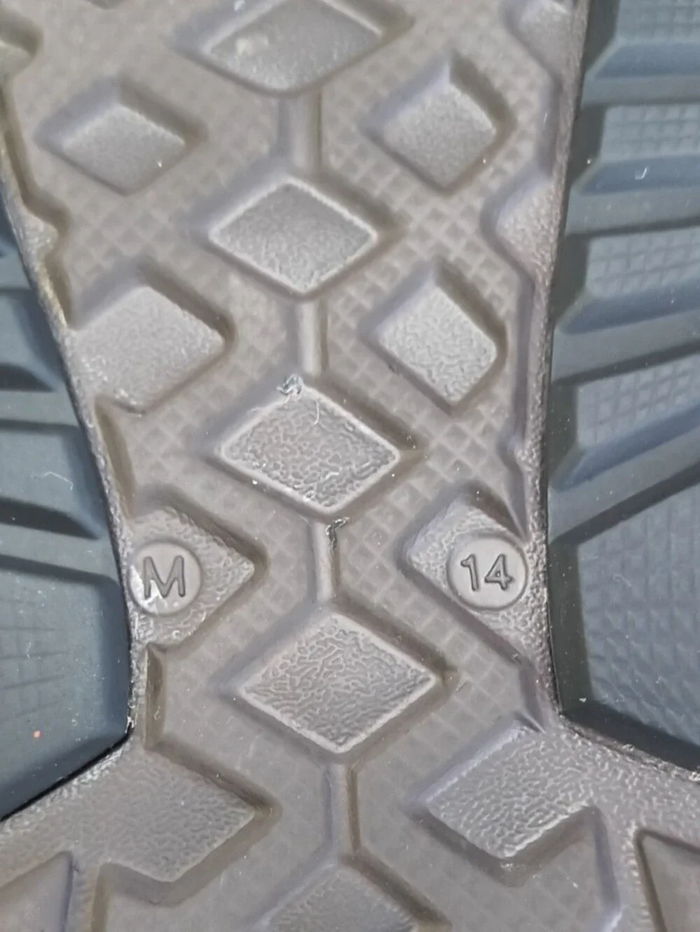 CROCS Men’s Brown Mesh Sport Slide Sandals Size 14 AB